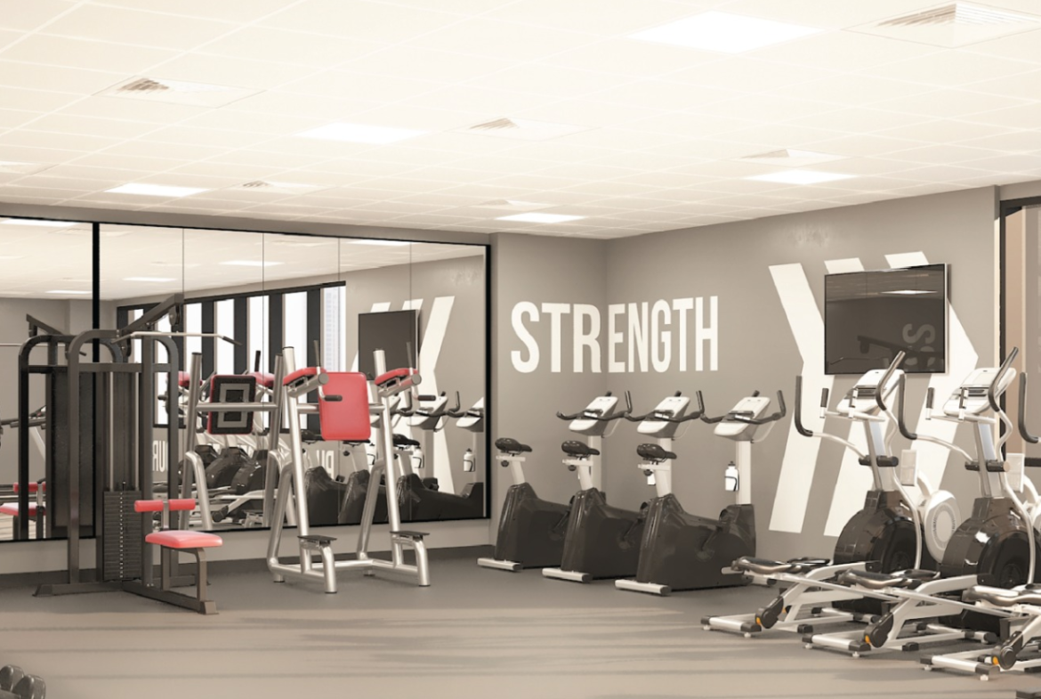 West Bay Tower 1br distress resale gym