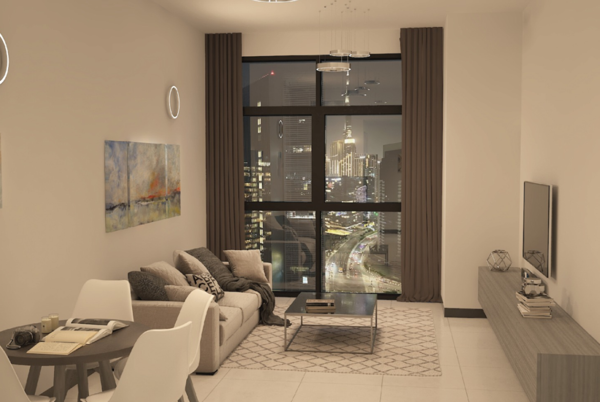 West Bay Tower 1br distress resale bedroom