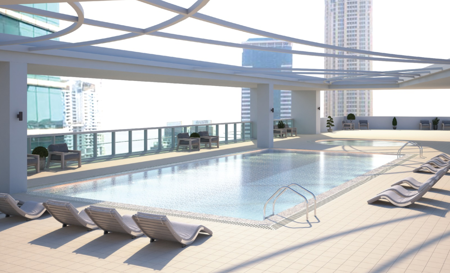 West Bay Tower 1br distress resale swimming pool