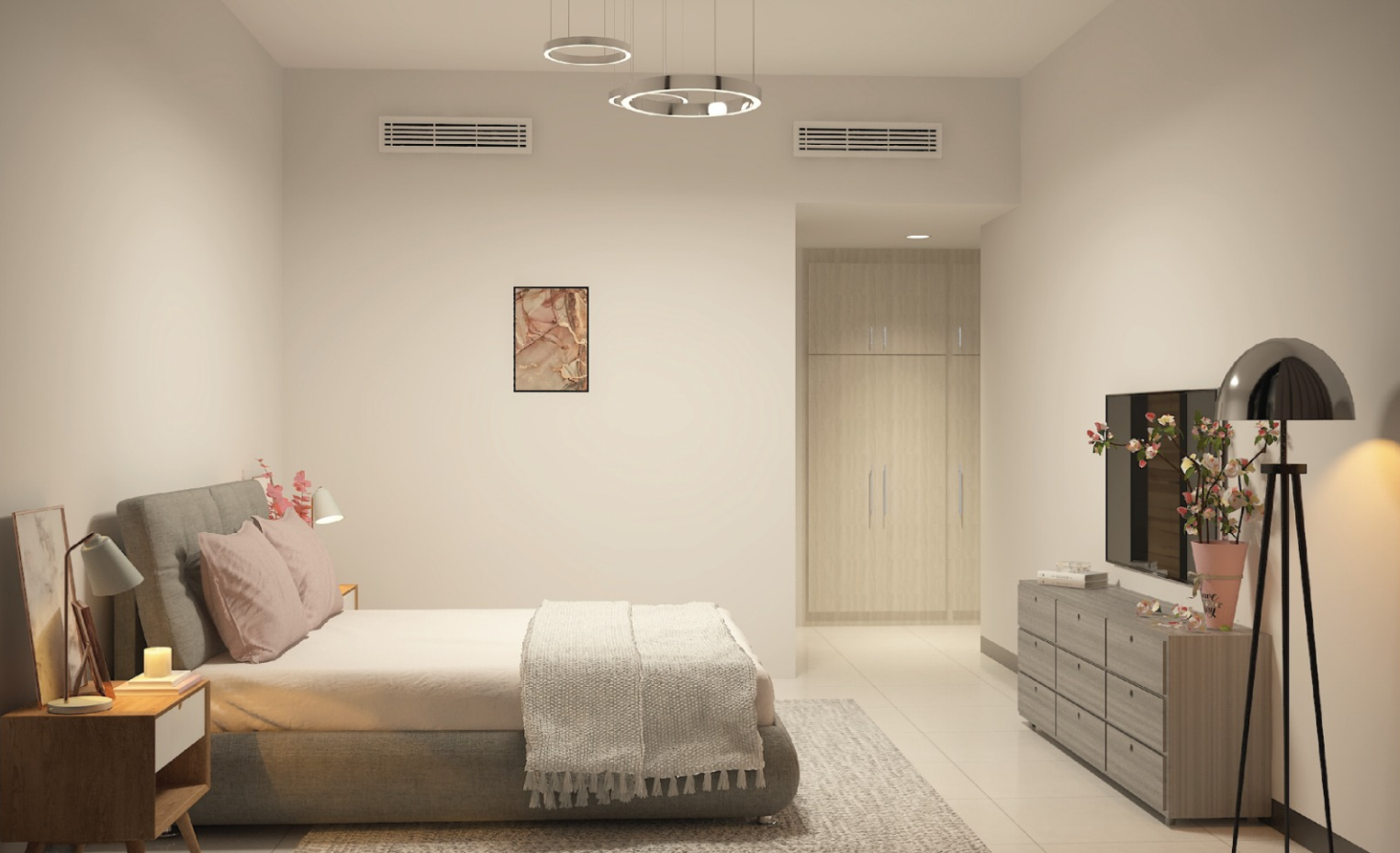 West Bay Tower 1br distress resale master-bedroom