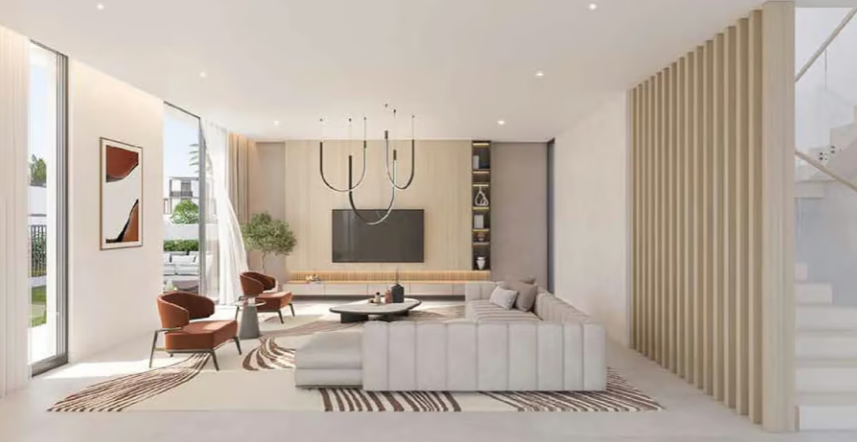Wilds by Aldar 3br independent villa distress interior