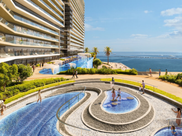 Damac Chelsea tower seacrest 3 BR distress resale common areas