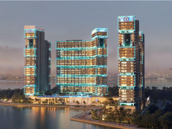 Damac Chelsea tower seacrest 3 BR distress resale facade
