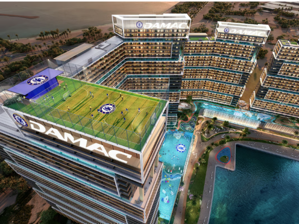 Damac Chelsea tower seacrest 3 BR distress resale football themed