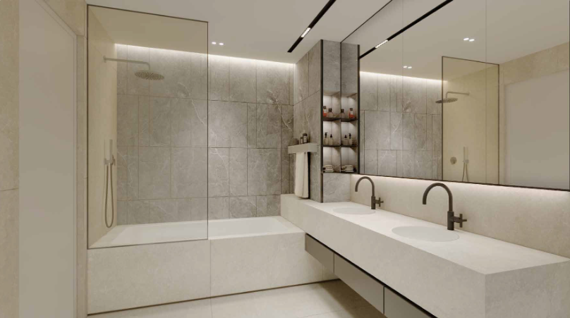 DIFC Living DIFC 3BR resale distress deal bathroom