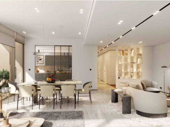 DIFC Living DIFC 3BR resale distress deal interior
