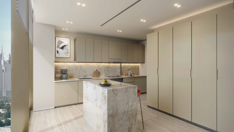 DIFC Living DIFC 3BR resale distress deal kitchen