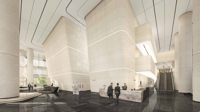 DIFC Living DIFC 3BR resale distress deal lobby