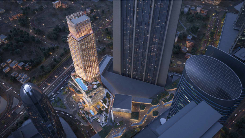 DIFC Living DIFC 3BR resale distress deal view from the top