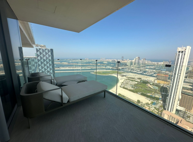 Five Luxe JBR 2BR distress below market deal balcony view