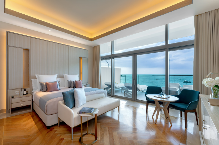 Five Luxe JBR 2BR distress below market deal bedroom view