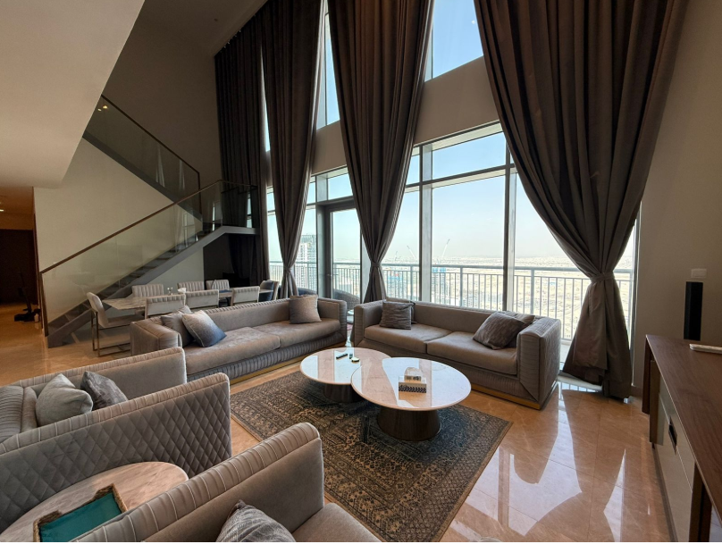 Harbour Views Dubai Creek Harbour 4Br Penthouse distress resale double height