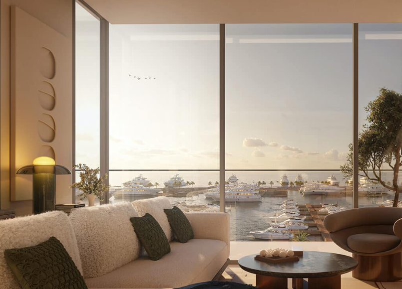Ocean Cove Rashid Yachts & Marina distress 2 BR resale sea view