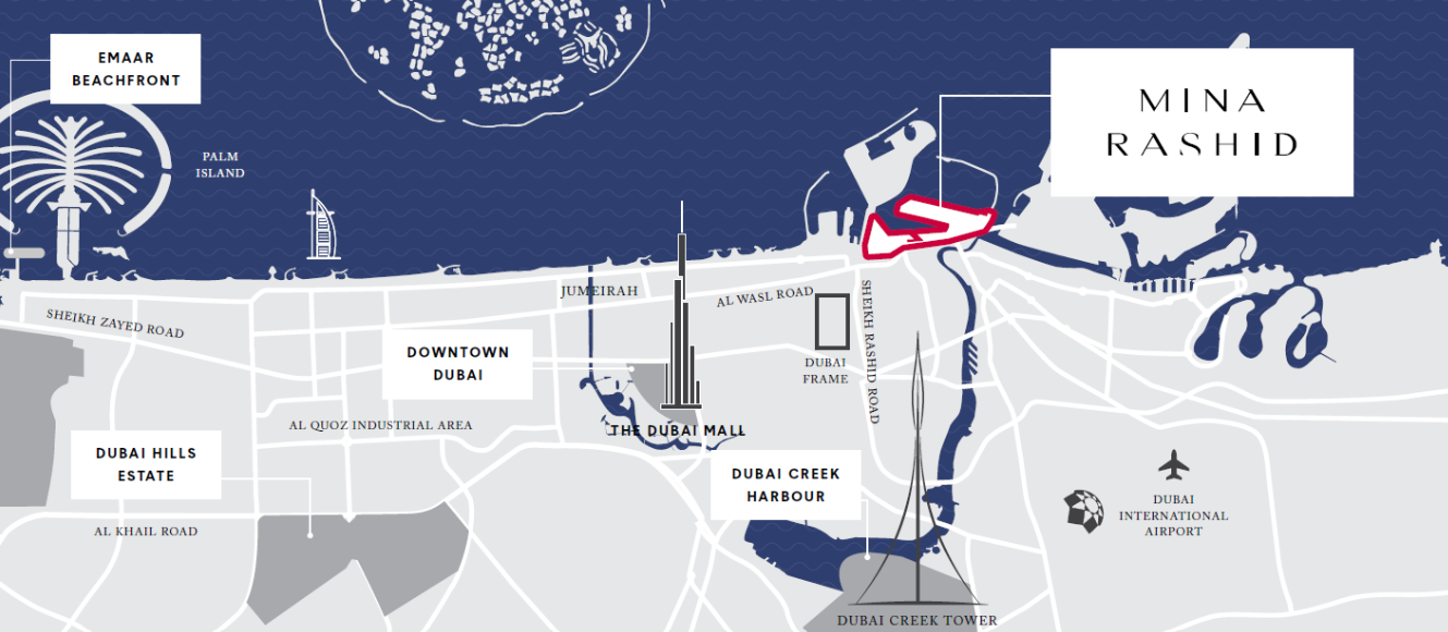 Rashid Yachts & Marina about community location map