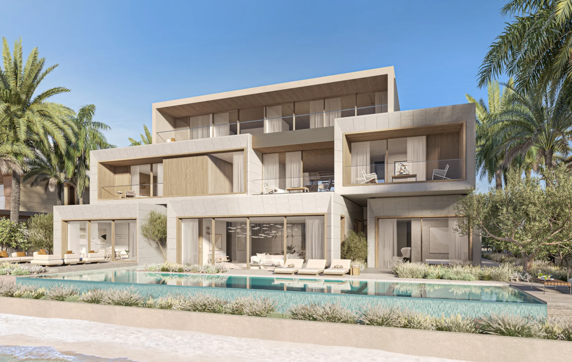 The Palm Crown 6BR villa distress resale below OP facade