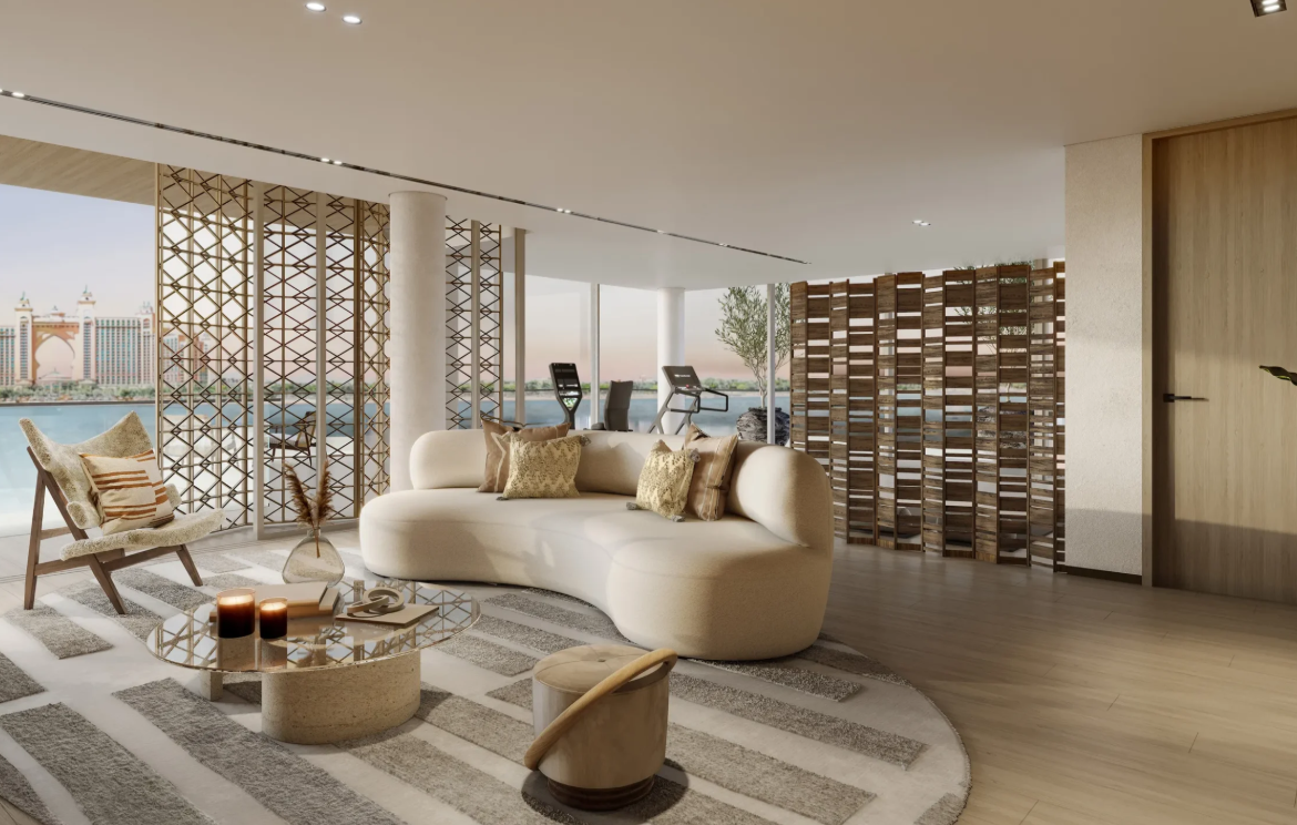 The Palm Crown 6BR villa distress resale below OP interior