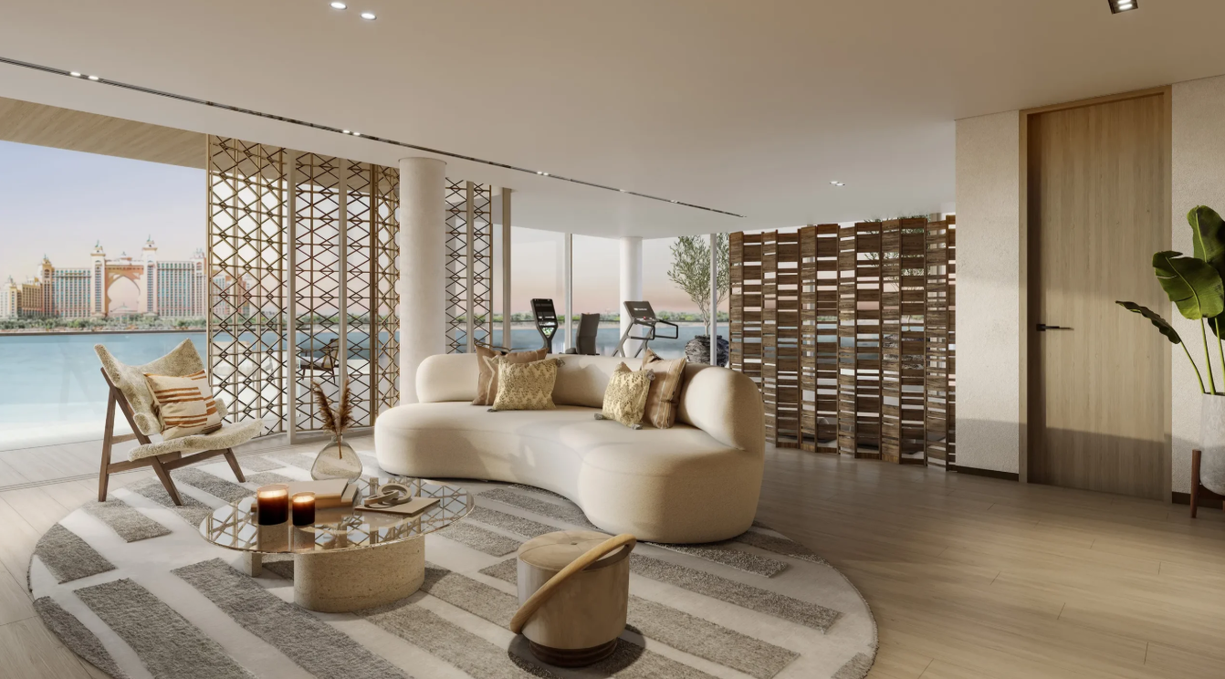 The Palm Crown 6BR villa distress resale below OP interior