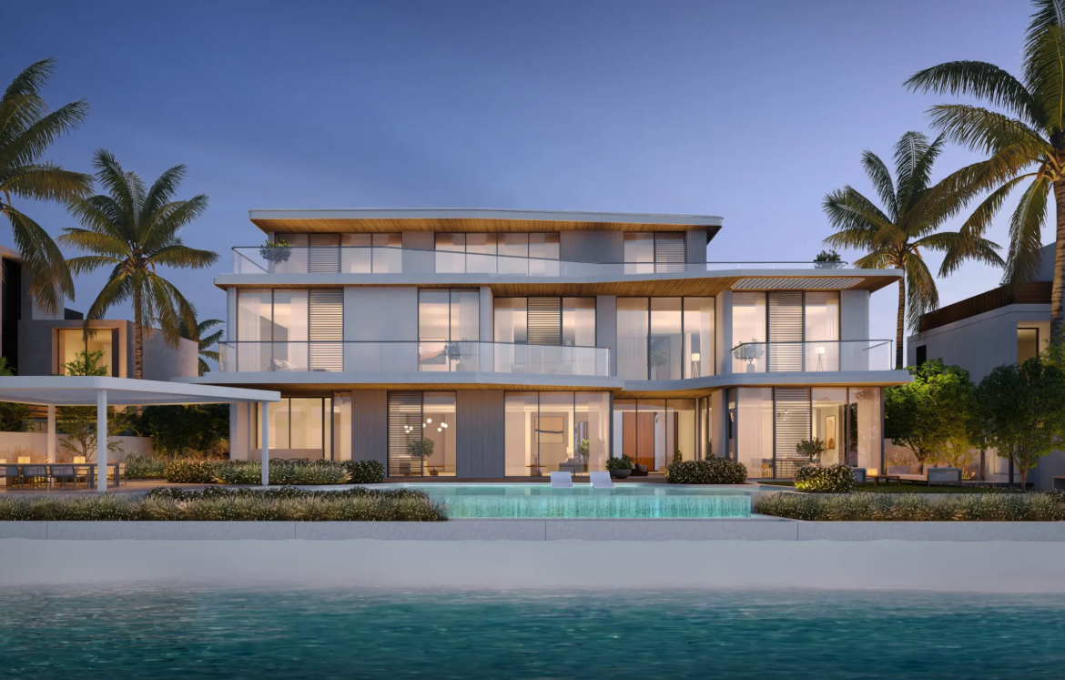 The Palm Crown 6BR villa distress resale below OPprivate beach