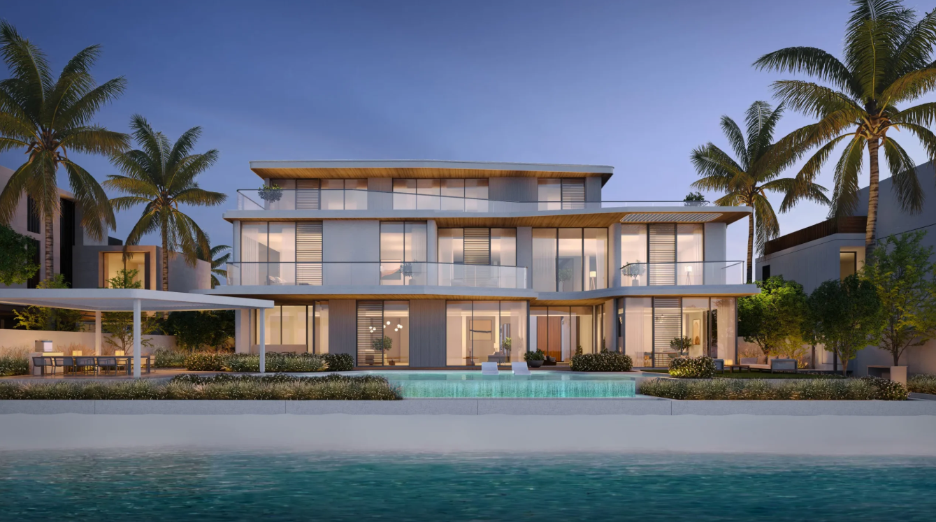 The Palm Crown 6BR villa distress resale below OPprivate beach