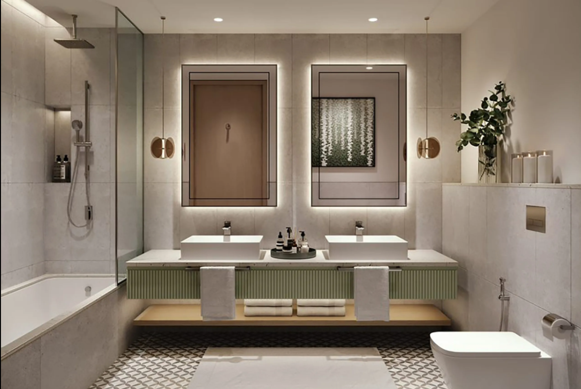 Thyme City Walk 3Br distress deal resale bathroom