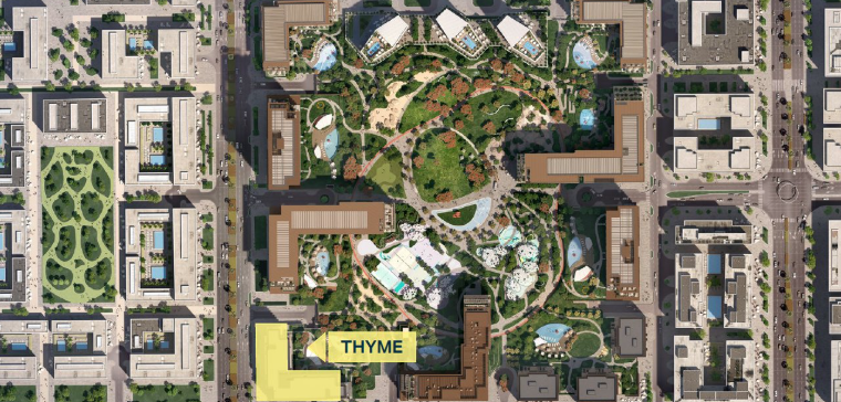 Thyme City Walk 3Br distress deal resale cluster map