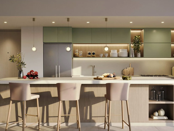 Thyme City Walk 3Br distress deal resale kitchen