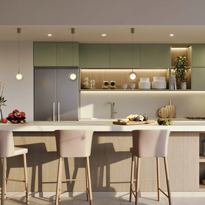 Thyme City Walk 3Br distress deal resale kitchen