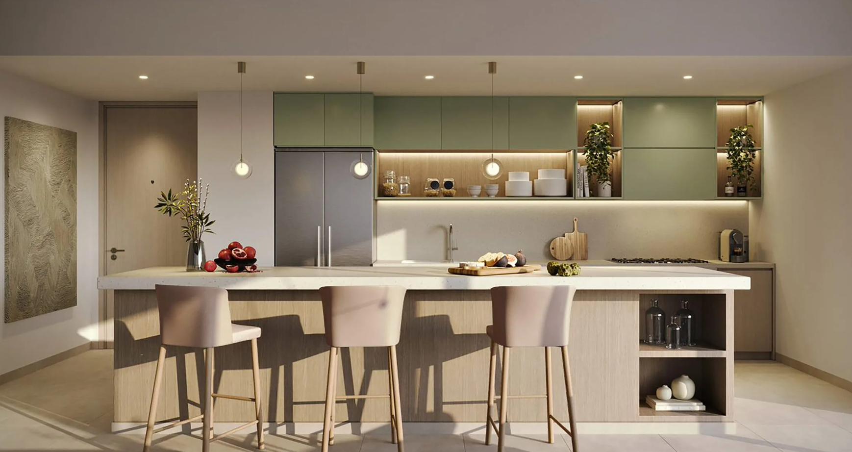 Thyme City Walk 3Br distress deal resale kitchen