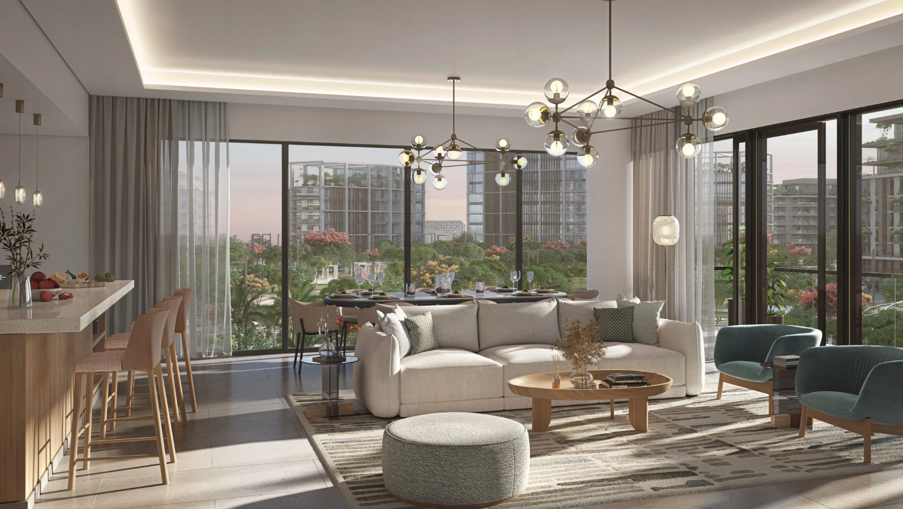 Thyme City Walk 3Br distress deal resale interior