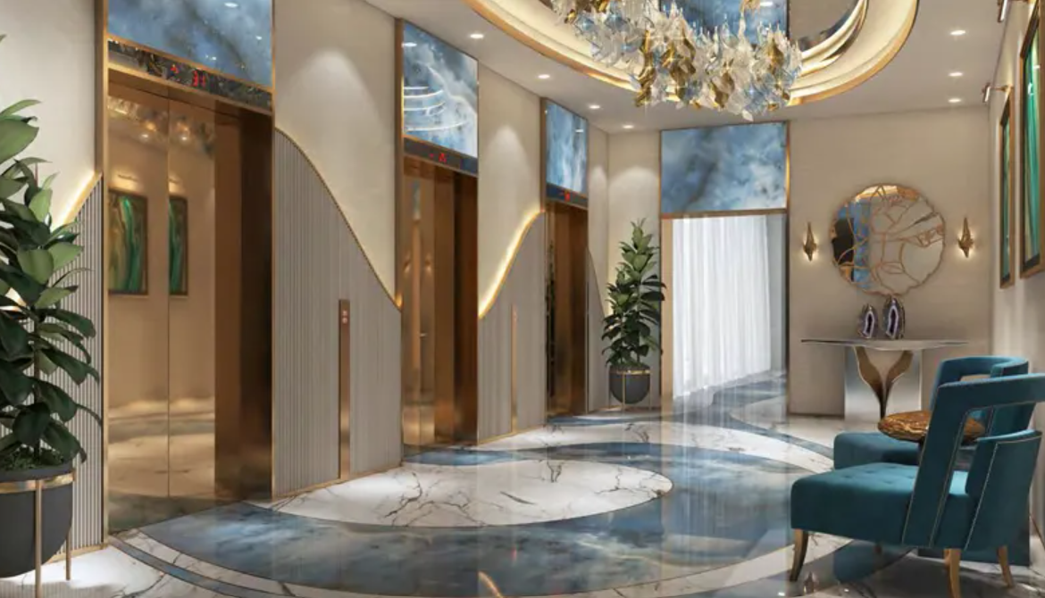 Damac Chic tower Business Bay distress resale by Grisogono elevators