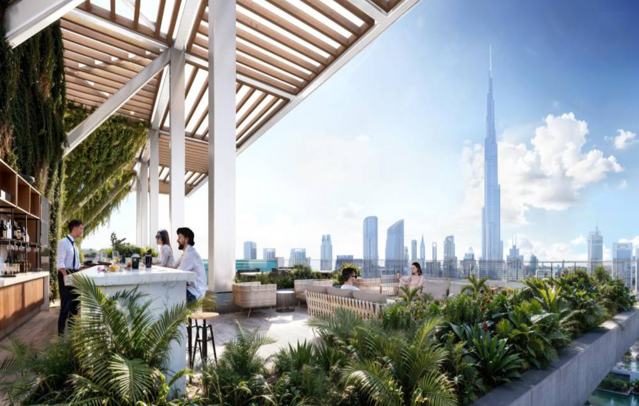 Solara Fairmont residence SOL resale distress 2 BR Burj view