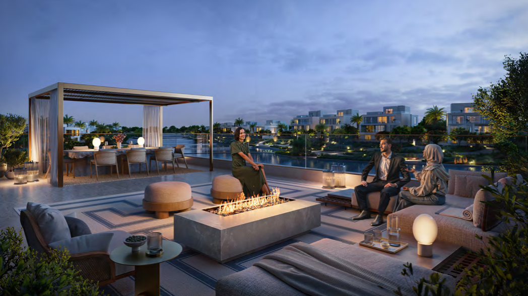Tierra Address Villas Emaar Oasis distress 5Br villa distress resale BBQ area