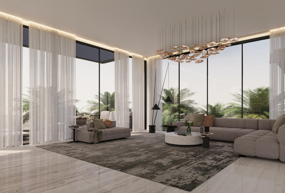 Terra Golf collection 6 BR villa distress resale living room